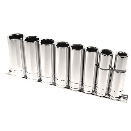 K-Tool International SAE Deep Socket Set, 1/2"Dr, 6Pt, 8 pcs. KTI-23200